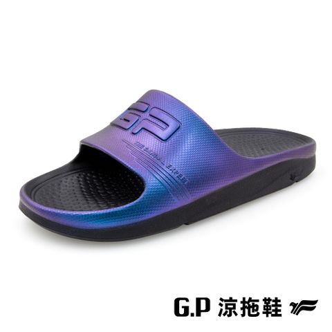 G.P 啟蒙 【 男款透氣防滑排水機能拖鞋】A5221-21太空藍 (SIZE::L-XXL)