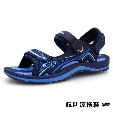 G.P 啟蒙 【 女款戶外休閒磁扣兩用涼拖鞋】G2396W-20 藍色(SIZE:36-39 共三色)