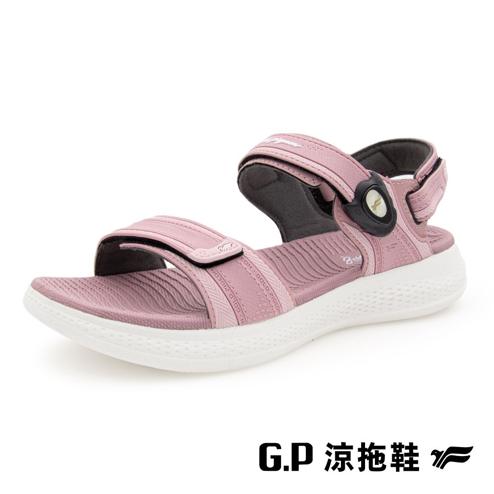 G.P 啟蒙 【 女款輕量緩震磁扣兩用涼拖鞋】G9555W-44 粉色(SIZE:36-39 共三色)