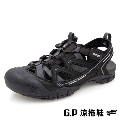 G.P 啟蒙 男款戶外越野護趾鞋 G9595M-10 黑色 (SIZE:39-44 共三色)