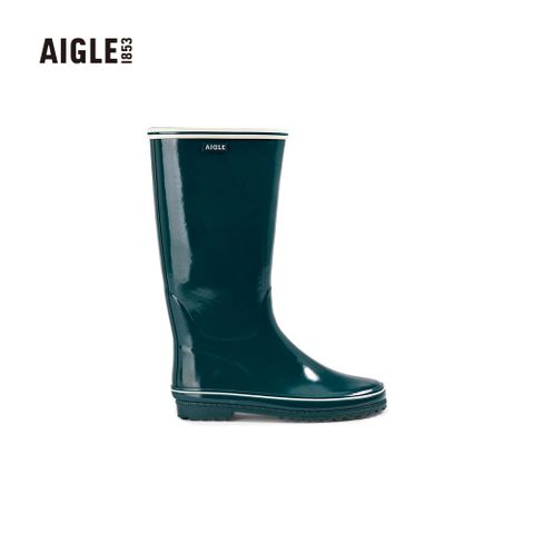 AIGLE 女 VENISE休閒長筒膠靴 (AG-F2451A072)-墨綠