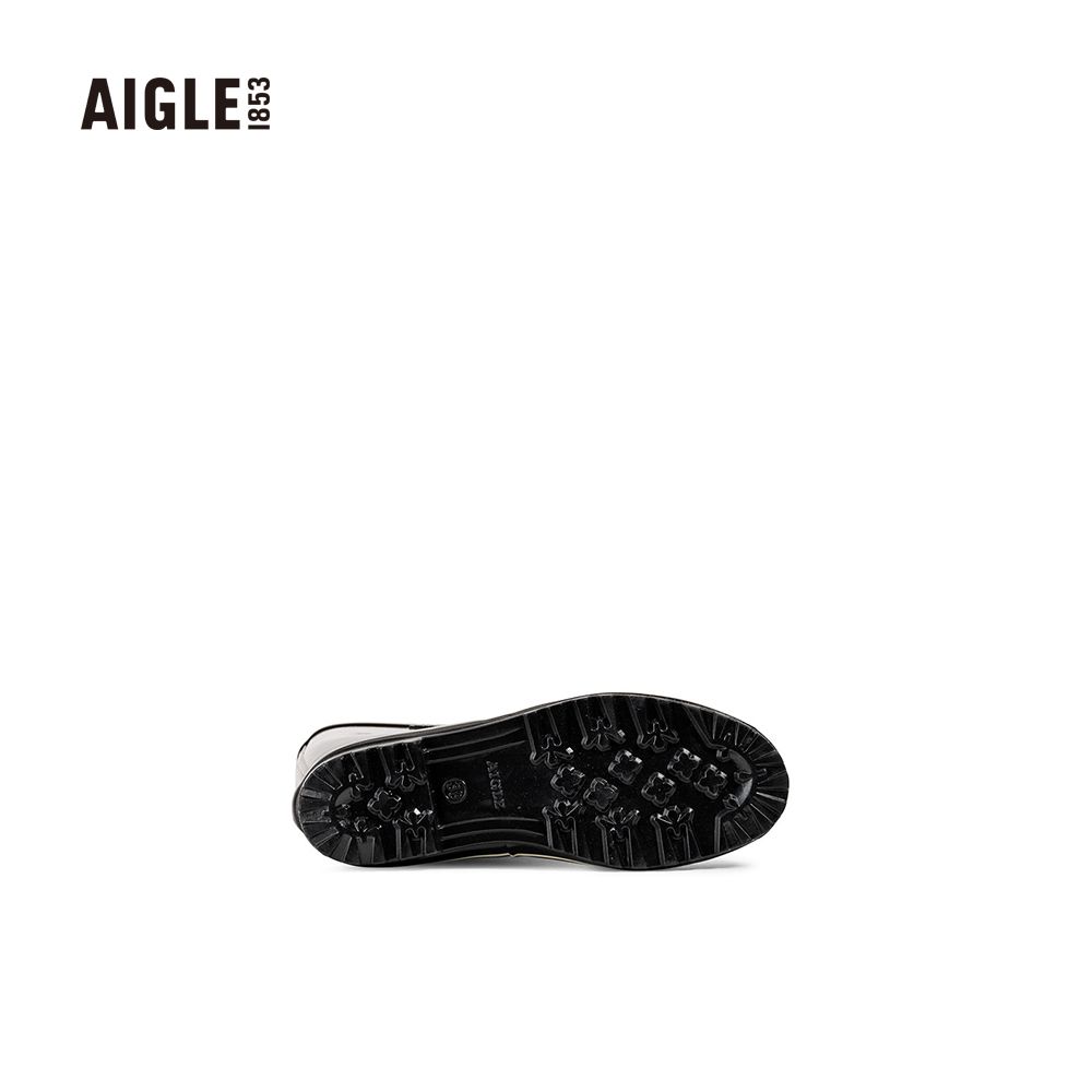 AIGLE  女 VENISE休閒長筒膠靴 AG-F2451A100黑色(長筒膠靴 膠靴 雨靴)