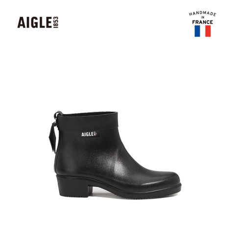 AIGLE 女 經典短筒膠靴(AG-FNB28A100)-黑色