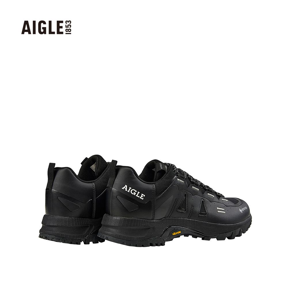 AIGLE  GTX 男 防水低筒健行鞋AG-FT314A100(防水鞋 goretex 低筒鞋 健行鞋)-黑色