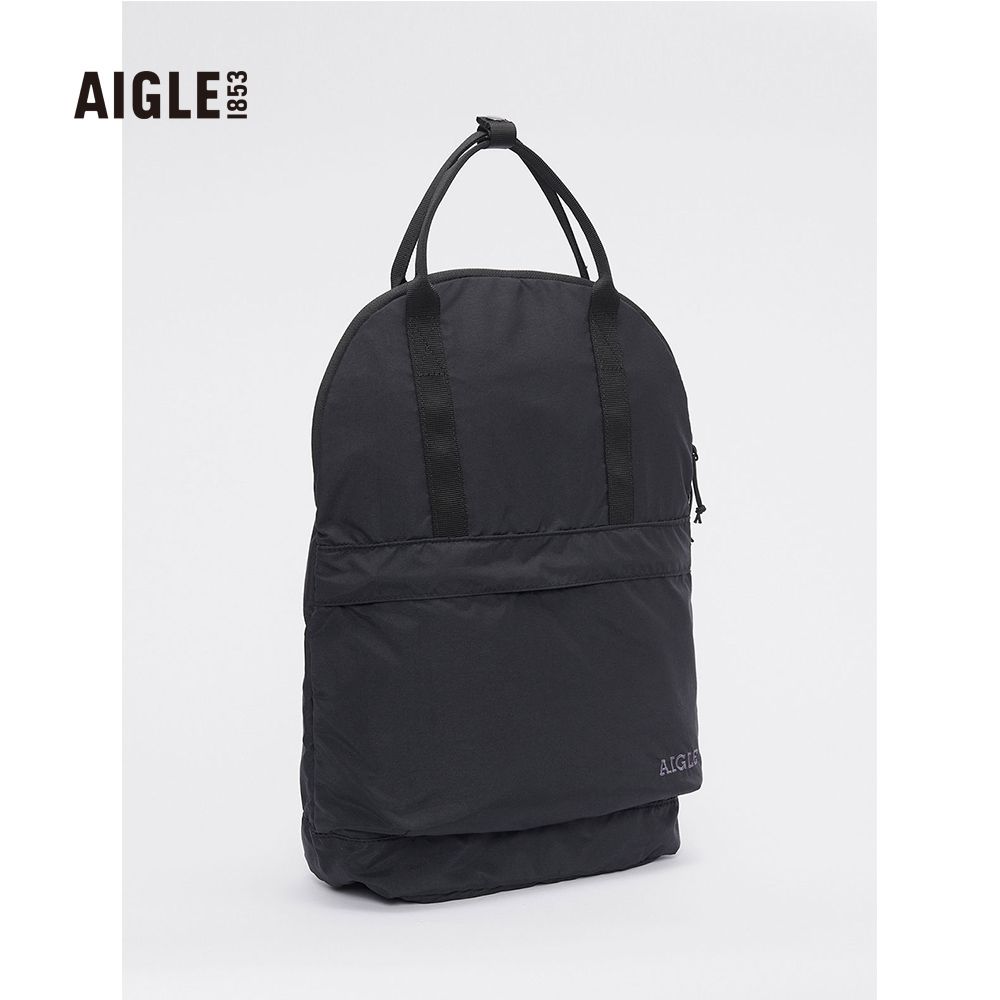 AIGLE  易收納輕量後背包黑色AG-2P506A100(後背包 背包)