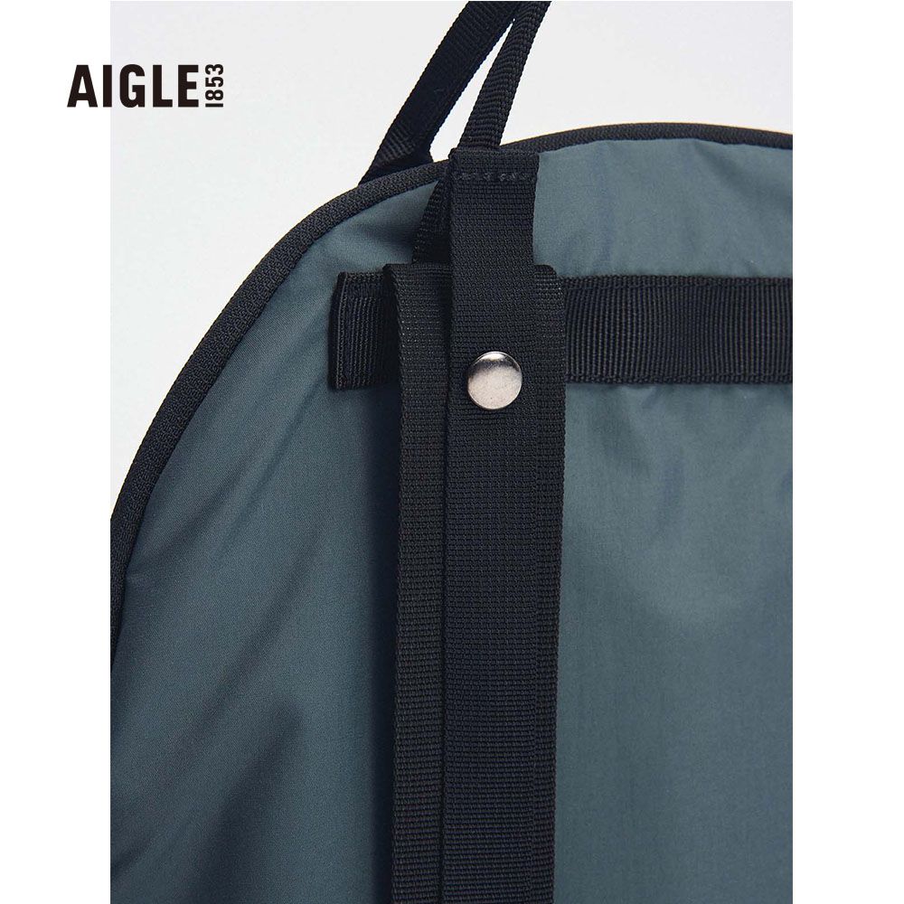 AIGLE  易收納輕量後背包深灰綠AG-2P506A243( 後背包 背包)