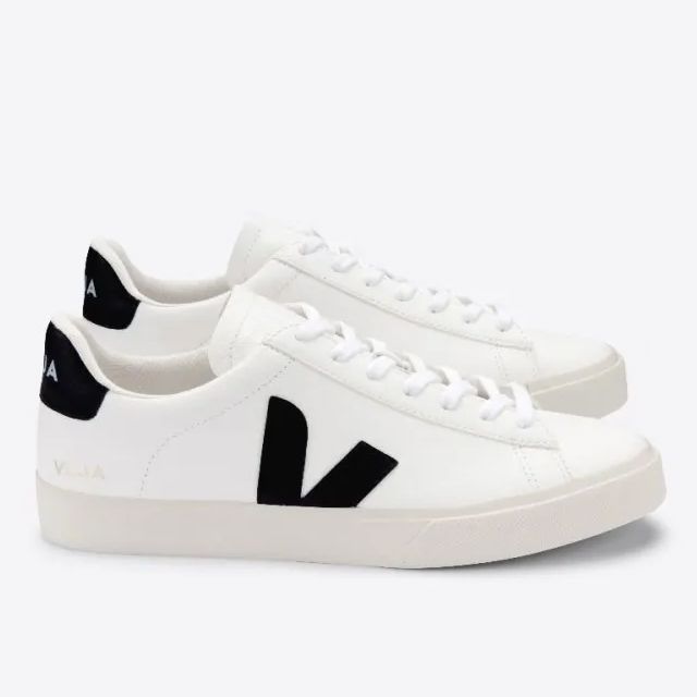 VEJA  CAMPO CHROMEFREE 白黑款 法國小白鞋 女性平底休閒鞋