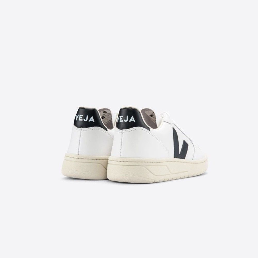 VEJA  V-10 LEATHER 白黑款 法國小白鞋 女性平底休閒鞋