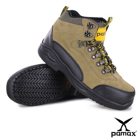 PAMAX帕瑪斯安全鞋-PA00315H-符合CNS20345/科技銀纖維PU抗菌鞋墊/中筒寬楦防滑安全鞋