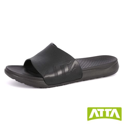 ATTA 5D動態足弓均壓拖鞋-黑