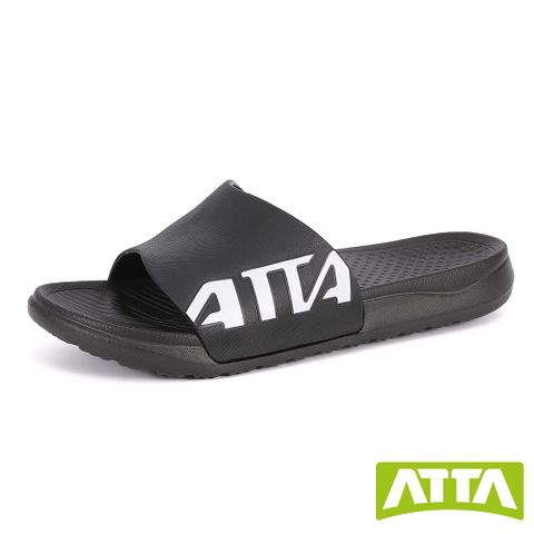 ATTA 5D動態足弓均壓拖鞋-黑白