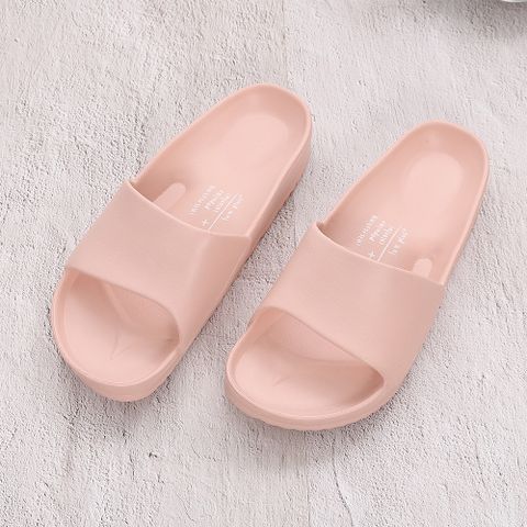 【FunPlus+】流線活力室外拖鞋-粉色