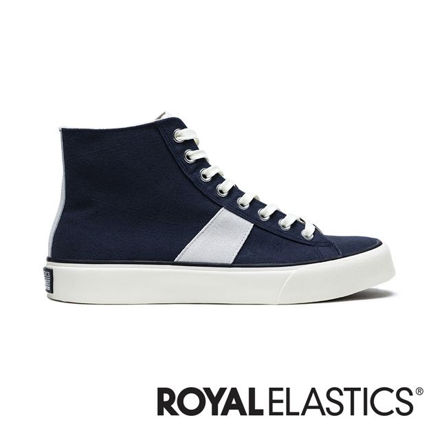 Royal Elastics  ZONE HI 深藍帆布鞋 (女) 90921-555