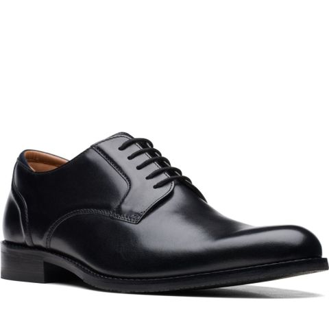 CLARKS CRAFTARLO LACE FORMAL 黑色男款鞋子