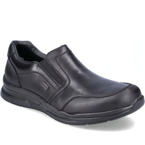 RIEKER BLACK CASUAL CLOSED FORMAL 黑色男款鞋子