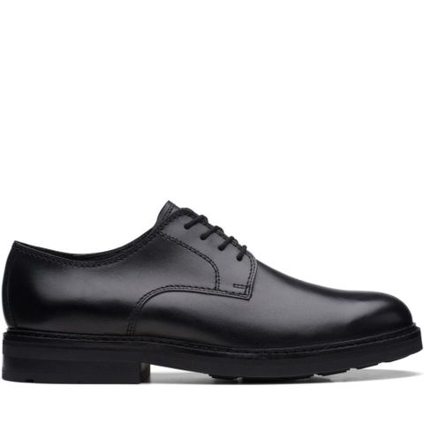 CLARKS CRAFTEVAN LACE FORMAL 黑色男款鞋子