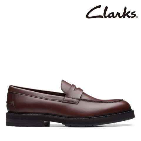 【Clarks】男款Craft North Lo精緻縫線厚底樂福鞋 CLM70903D