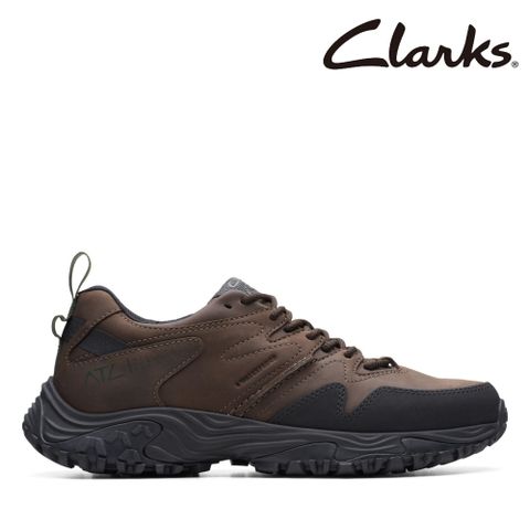 【Clarks】男鞋ATL Walk Go WP防潑水異材質拼接休閒徒步鞋 CLM73484C