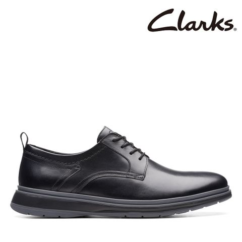 【Clarks】男鞋Chantry Lo超輕量紳士素面休閒鞋CLM74553C