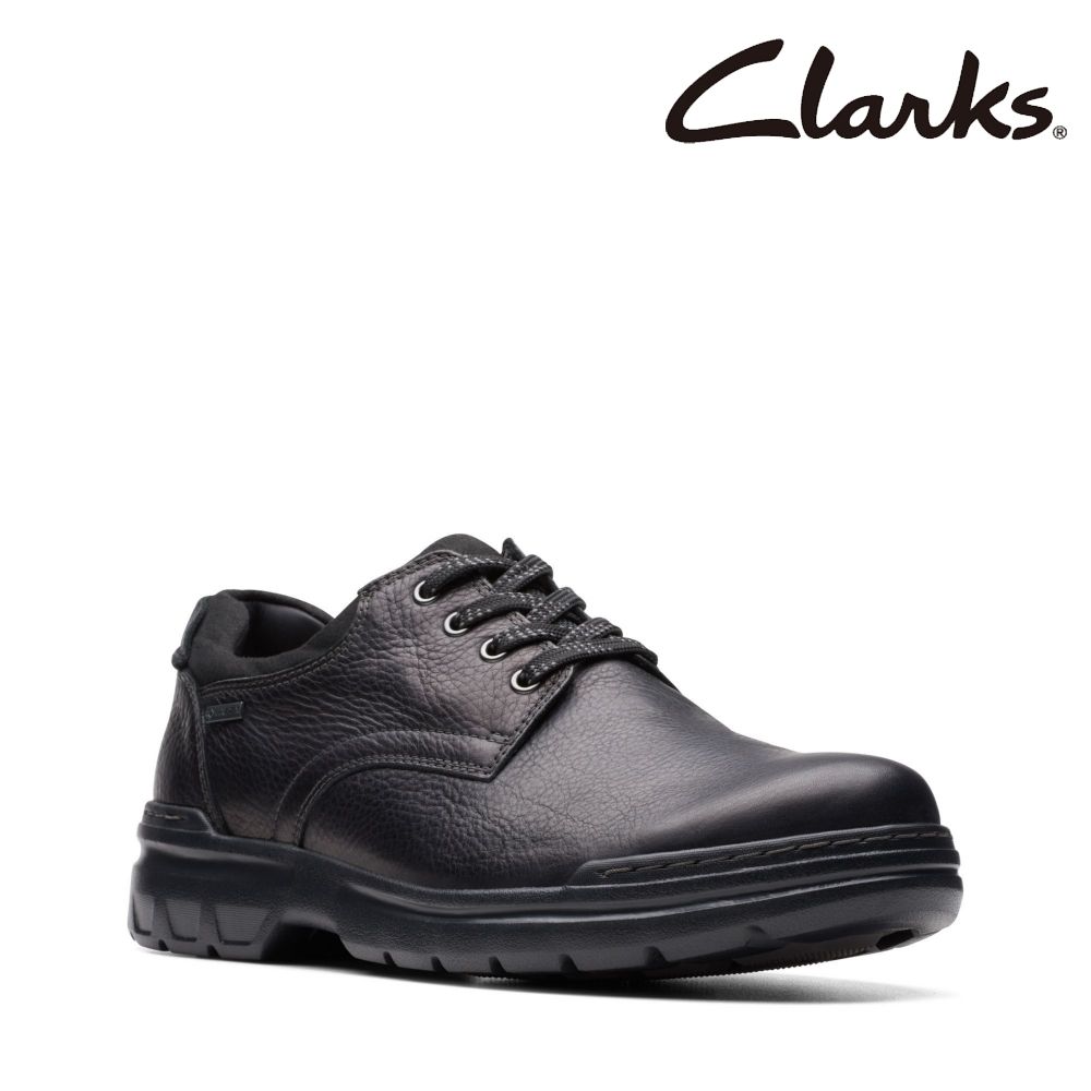 Clarks 男鞋Rockie Walk GTX防水寬楦輕量圓頭休閒鞋CLM73464C