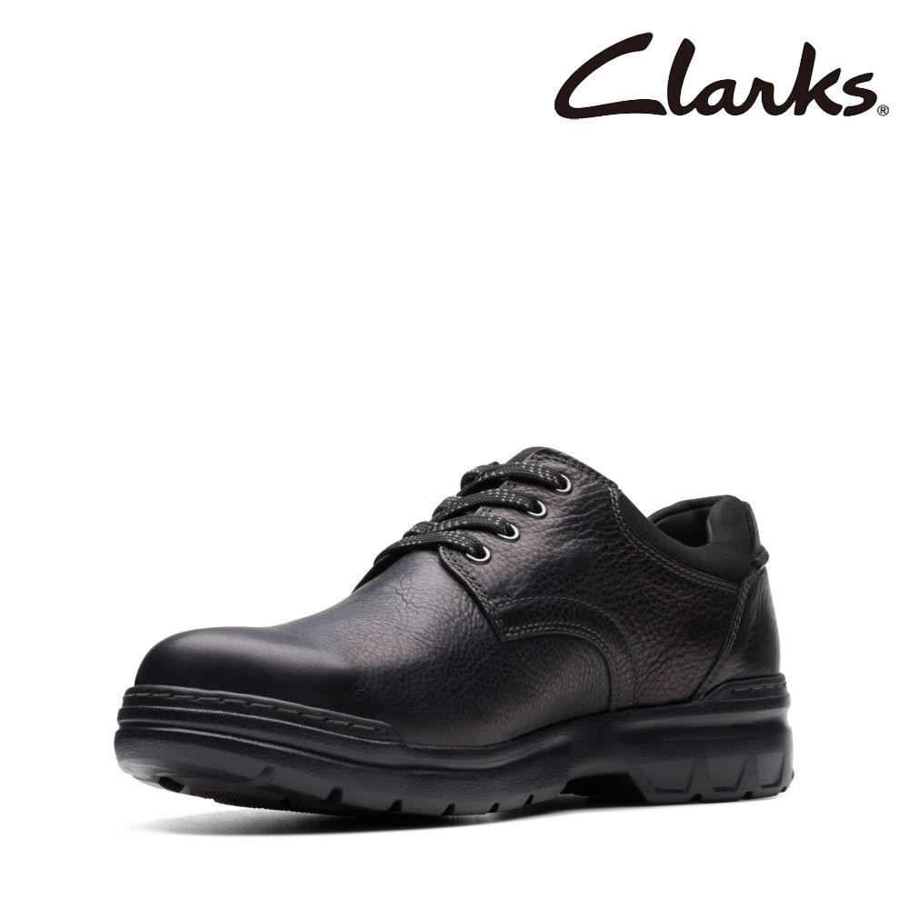 Clarks 男鞋Rockie Walk GTX防水寬楦輕量圓頭休閒鞋CLM73464C