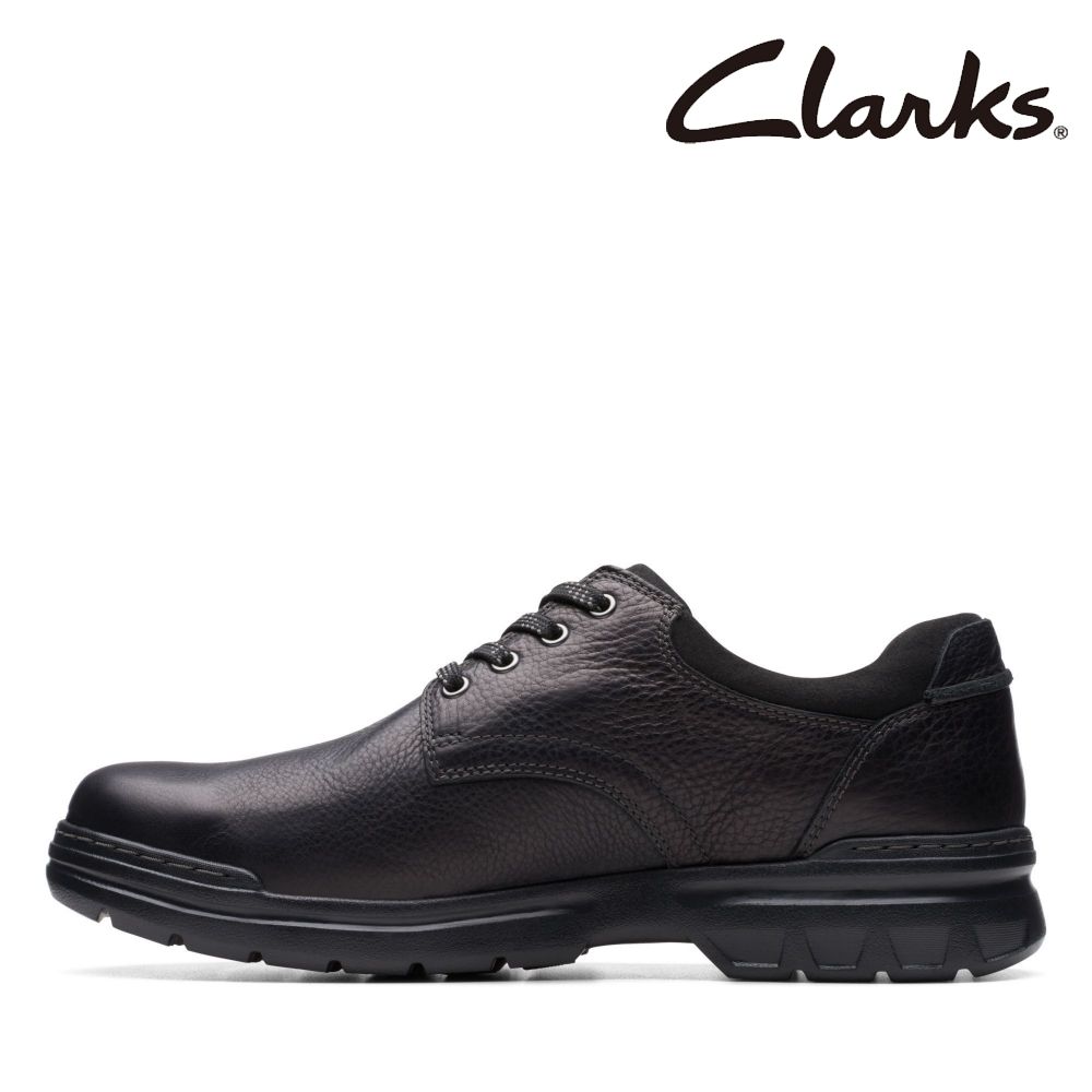 Clarks 男鞋Rockie Walk GTX防水寬楦輕量圓頭休閒鞋CLM73464C