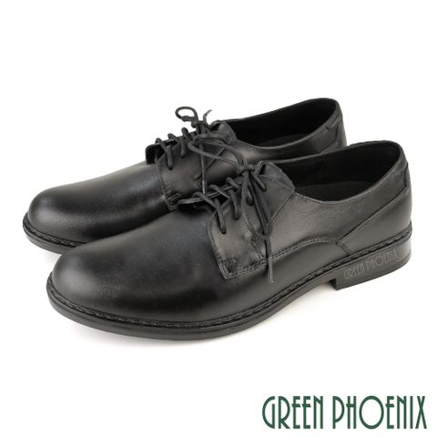 【GREEN PHOENIX 】男 台灣製 防水皮鞋 學生鞋 雨鞋 廚師鞋 工作鞋N-19035