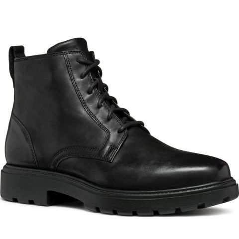 GEOX SPHERICA EC7 BOOTIES BLACK 黑色男款鞋子