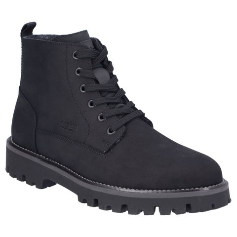 RIEKER BLACK CASUAL CLOSED MEN'S BOOTS 黑色男款鞋子