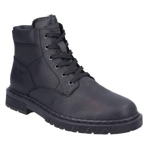 RIEKER BLACK CASUAL CLOSED MEN'S BOOTS 黑色男款鞋子