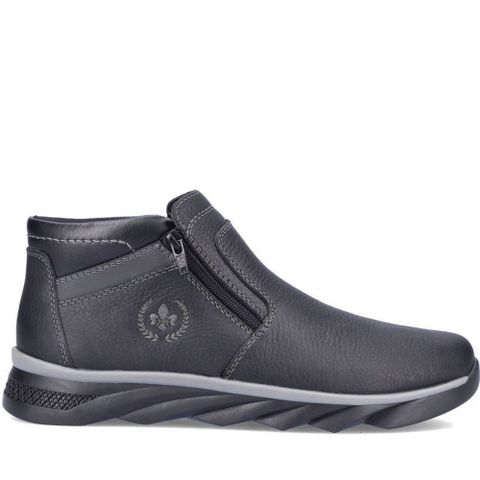 RIEKER BLACK CASUAL CLOSED BOOTIES 黑色男款鞋子