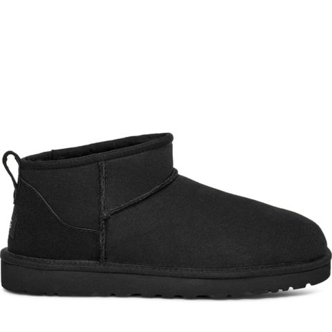 UGG CLASSIC ULTRA MINI BOOTIES 黑色男款鞋子