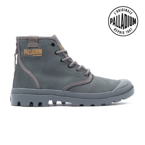 PALLADIUMPAMPA HI COATED皮革高筒靴/休閒鞋-男鞋/女鞋-灰藍