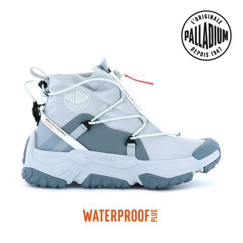 Palladium OFF-GRID HI ZIP WP+快穿輪胎橘標防水靴-中性-冰川白