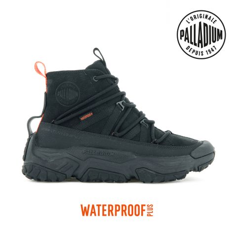 PALLADIUM OFF GRID CRS NBK WP+皮革輪胎橘標防水靴-中性-黑