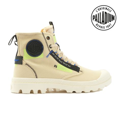 Palladium PAMPA HI RE-CRAFT有機再生帆布靴-中性-奶油