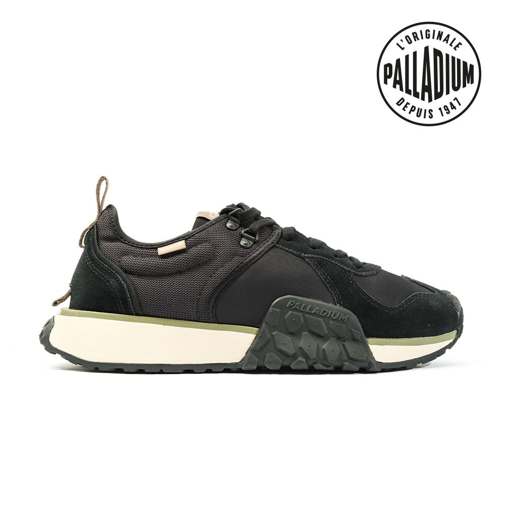 Palladium TROOP RUNNER軍種潮鞋-中性-黑/白