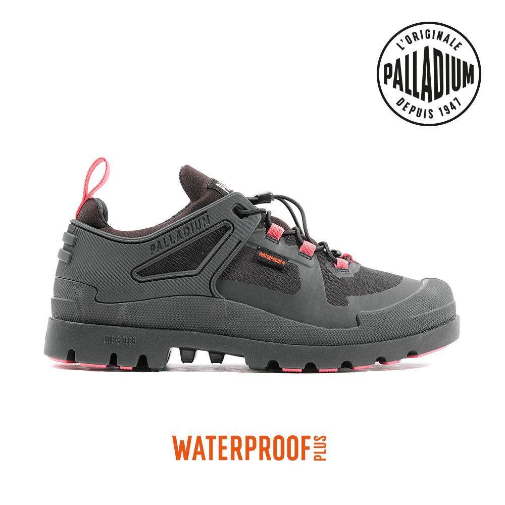 Palladium  PAMPA OX L+ CAGE WP+快穿輕量低筒防水靴-女-黑