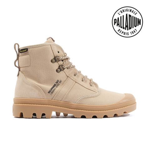 Palladium PALLABROUSSE TACT TXT有機棉軍靴-女-米