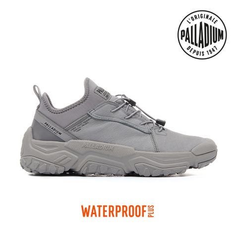 Palladium OFF-GRID LTH WP+快穿皮革輪胎橘標低筒防水靴-中性-灰