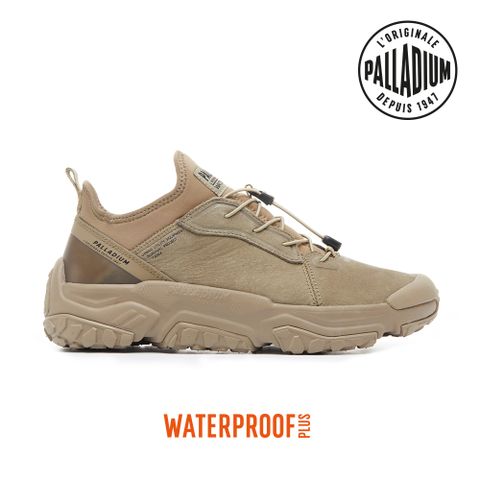 Palladium OFF-GRID LTH WP+快穿皮革輪胎橘標低筒防水靴-中性-深棕