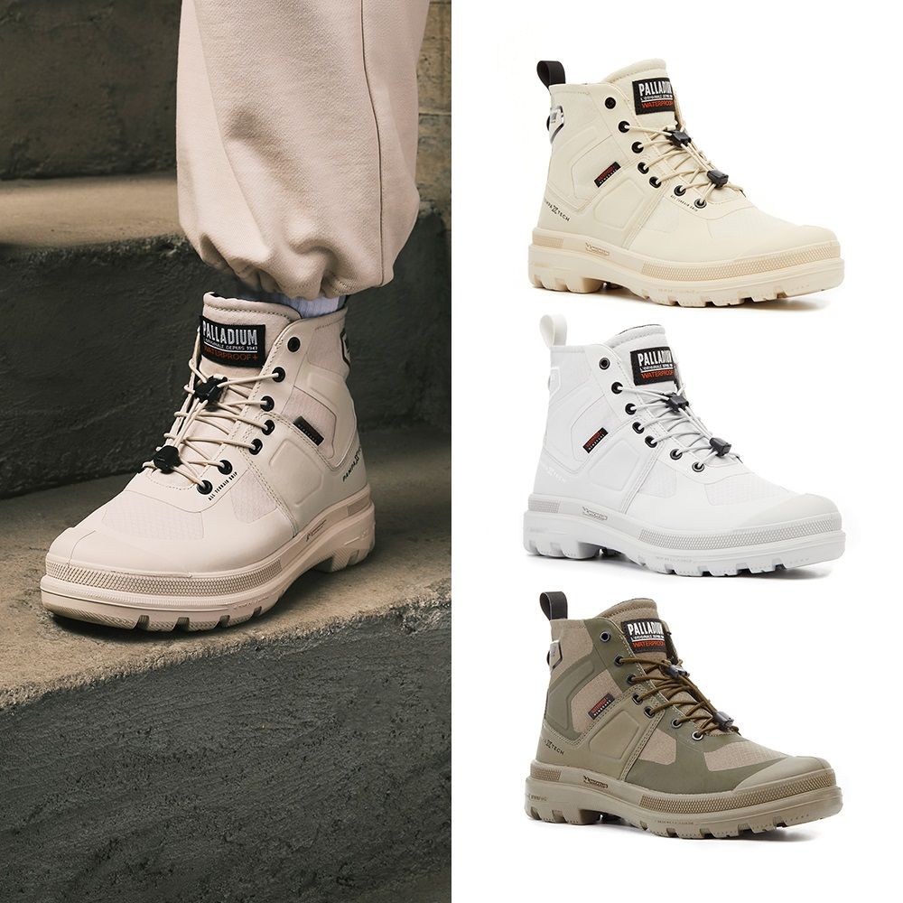 Palladium  PAMPA TECH EXP WP+快穿米其林科技聯名橘標防水靴/防水鞋/休閒鞋-男鞋/女鞋-六色任選
