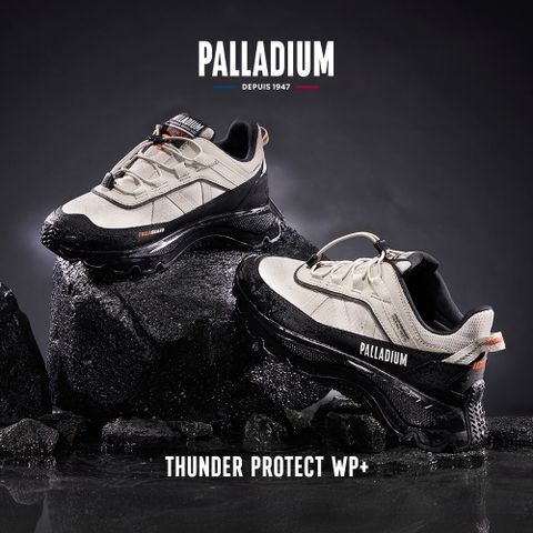 Palladium THUNDER PROTECT WP+快穿橘標防水靴/防水鞋/休閒鞋-灰 /黑