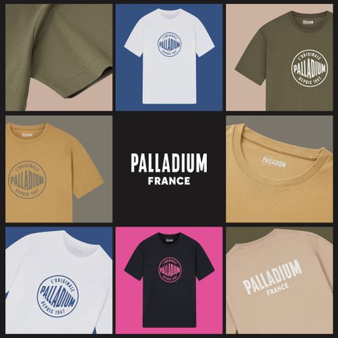 Palladium 潮流LOGO短袖T恤-男裝/女裝-五色任選