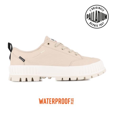 PALLADIUM PALLASHOCK LO WP+厚底巧克力橘標防水靴/防水鞋/休閒鞋-男鞋/女鞋-奶茶