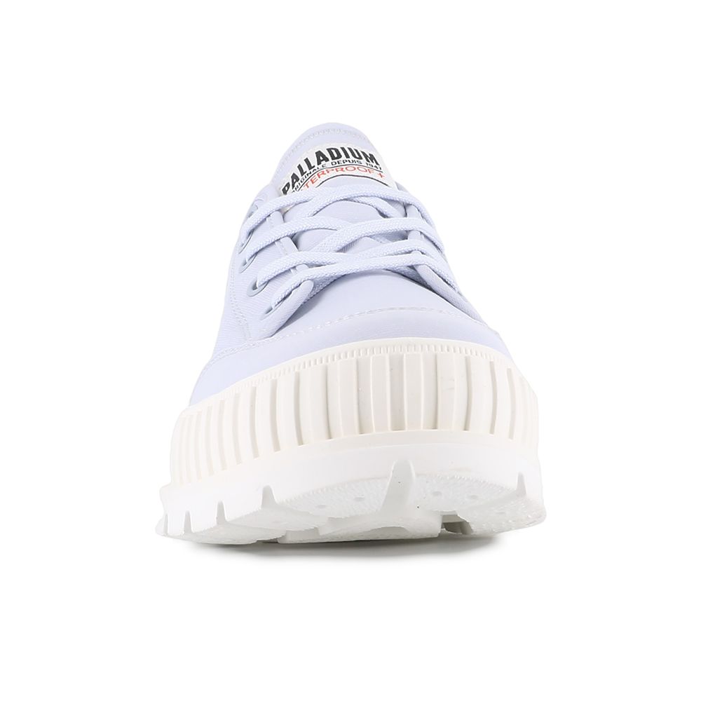 Palladium PALLASHOCK LO WP+厚底巧克力橘標防水靴/防水鞋/休閒鞋-男鞋/女鞋-薰衣草紫