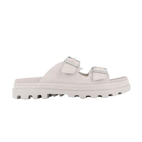 Palladium DUNELITE RIVIERA SDE~NATURAL GREY 男/女 麂皮拖鞋-74455096