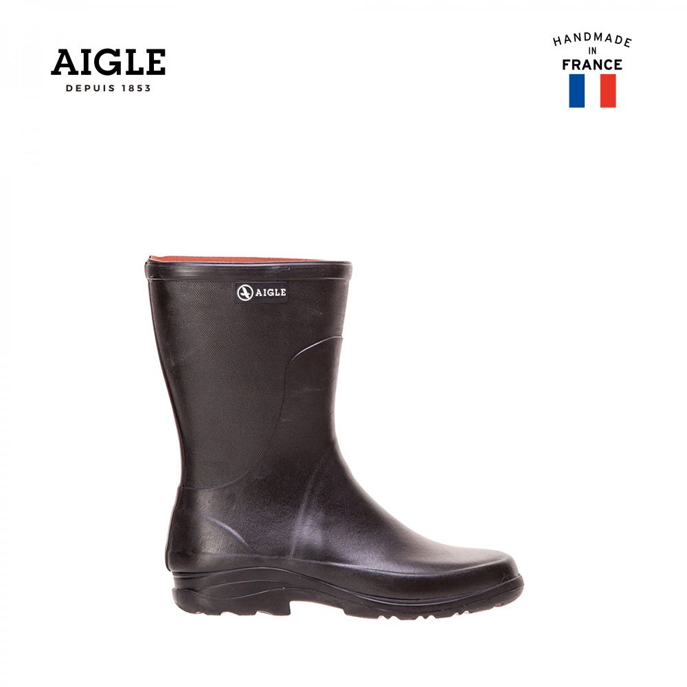 AIGLE  男 造型短筒膠靴RBOOT BOTTILLON(AG-F8558A100)-黑色