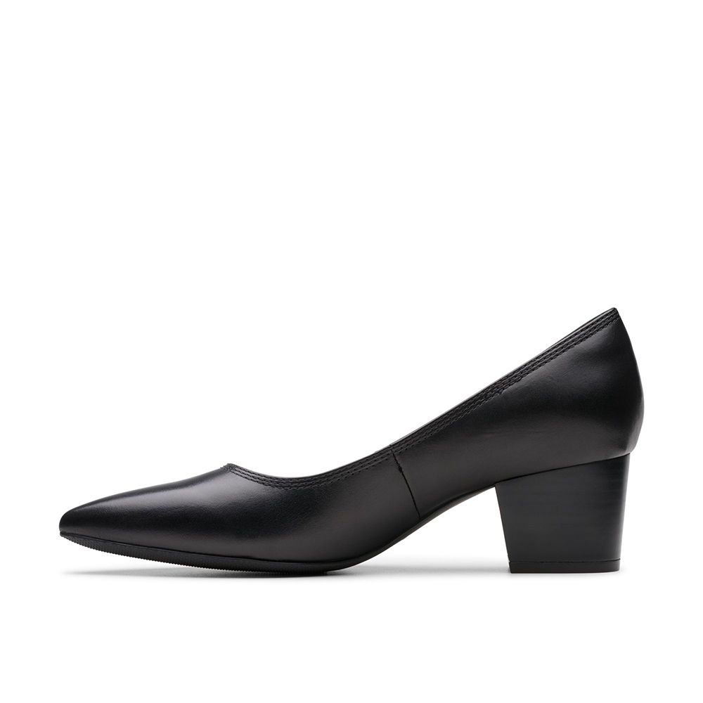 Clarks 女款Ellanie Hope 尖頭百搭側拉鍊踝靴 CLF80054D