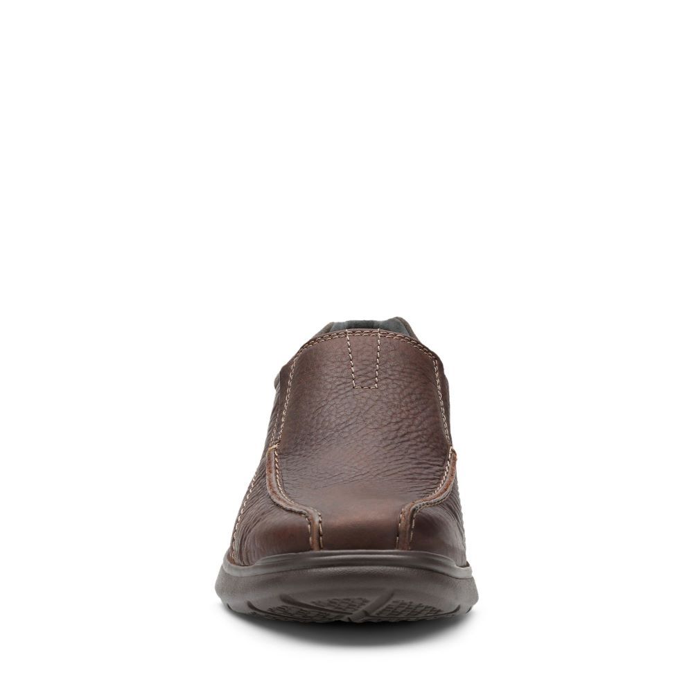 Clarks 男鞋Cotrell Step寬楦兩側鬆緊套入式輕量便鞋 CLM19614C